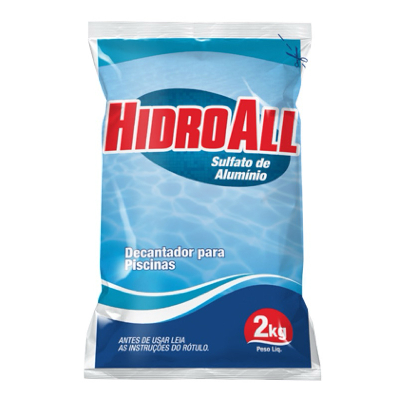 Hidroall sulfato aluminio decantador de piscina 2 kilo