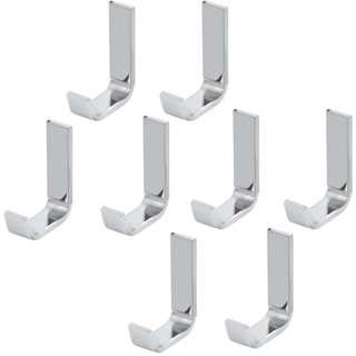 Kit 8 Cabides Inox Banheiro porta Toalhas cabide Roupas Parede Atrás da Porta Antiferrugem em Oferta na Shopee