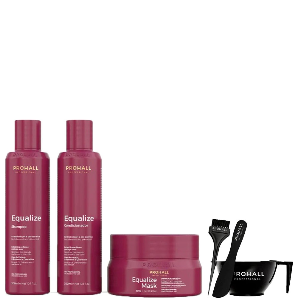 Kit Reconstrutor Neutralizante Equalize Prohall + Brindes em Oferta na Shopee