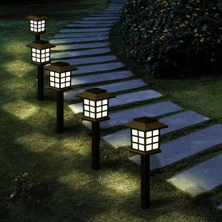 Kit 2-6 Luminaria Solar Espeto de Jardim Led Decoração Cazinha Recarregavel no Sol
