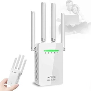 Repetidor e Roteador Wi-Fi 2800Mbps 4 Antenas Amplificador de Sinal Goldenultra GT-38 em Oferta na Shopee