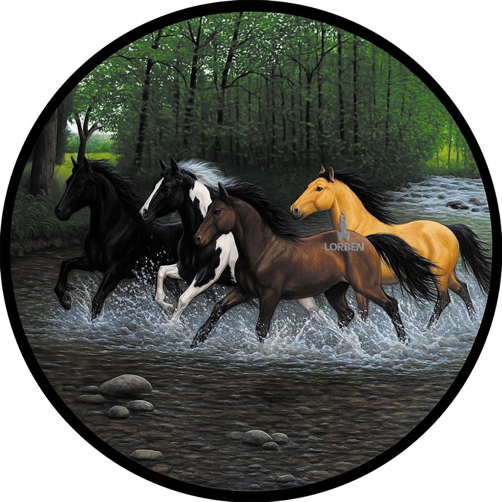 Capa de Estepe para Ecosport Crossfox Jimny Doblo Cavalos CN219