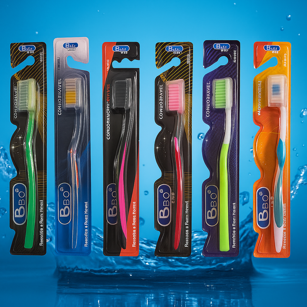 Kit 12/24/36 Escovas De Dente Adulto Ou Infantil Com Protetor De Cerdas Qualidade E Economia em Oferta na Shopee