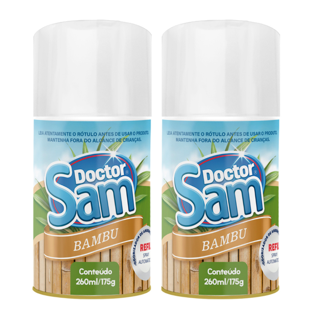 Kit c/2 Refil Odorizador de Ambientes Bambu - 260ml/175g