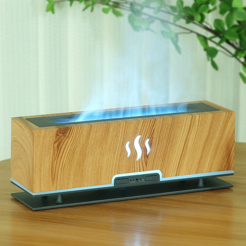Difusor de Aromas Umidificador Chama Atomizador De Ar Doméstico Portátil Umidificador Grande Capacidade Escritório