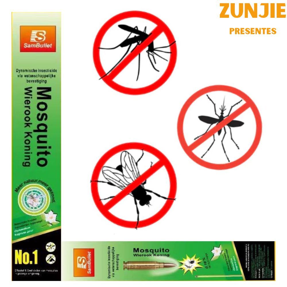 Imagem KIT Palitos Incenso Repelente Mata Mosquito Moscas Fragrância Osmanthus