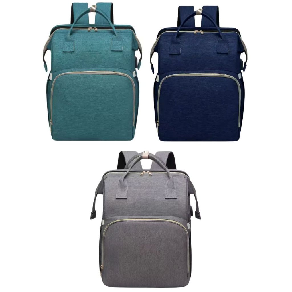Mochila Bolsa Maternidade Térmica Impermeável Vira Berço