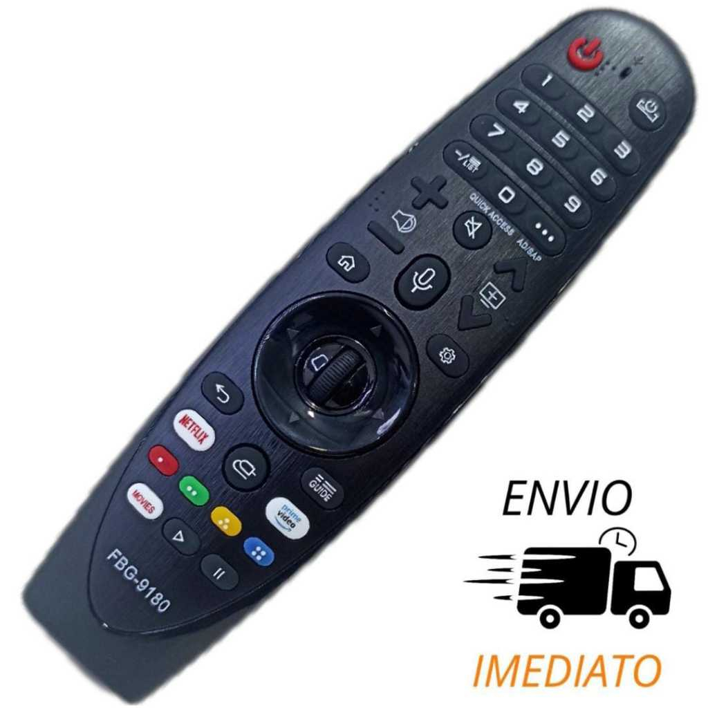Controle Remoto TV Smart WebOS Universal LG (Sem Mouse e Comando de Voz) - FGB- 9180