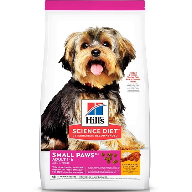 RAÇÃO HILLS CÃES ADULTOS PORTES MINI E PEQUENO FRANGO 2.04KG