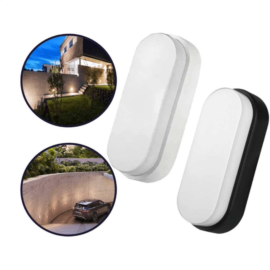 Luminária Arandela Hammer Evo 12w 5w Branco Preta 4000k 6500k
