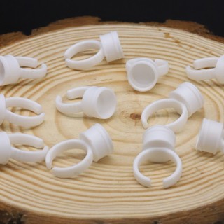 Kit 100 Anéis Batoque Descartáveis para Pigmentos