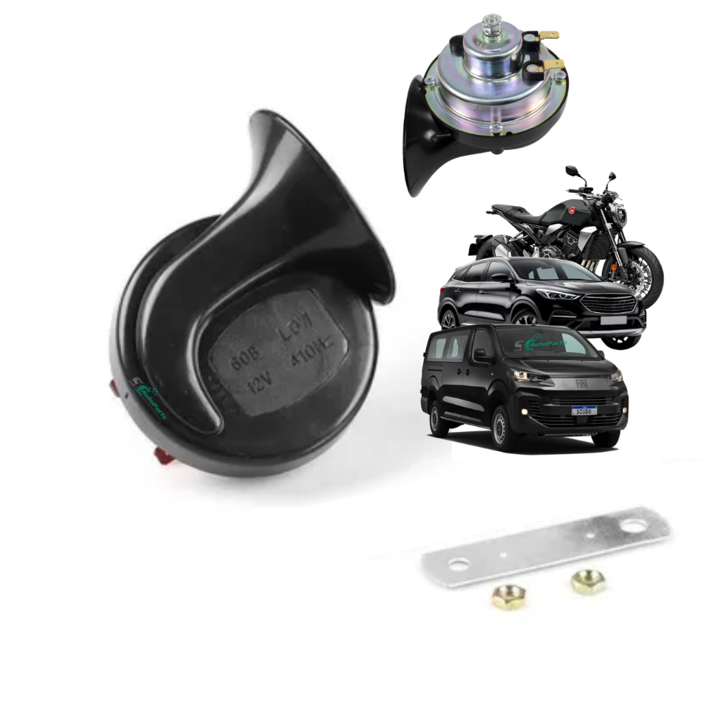 Buzina Caracol Universal Para Todos Os Carros 2 terminais 12v = Gb1052 Super Oferta