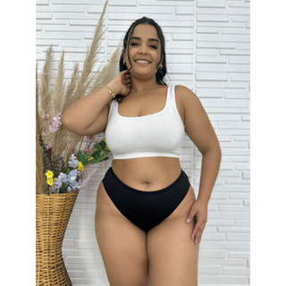 calcinha plus size fio dental duplo não marca roupa feminina lingerie com 5 unidades em Oferta na Shopee