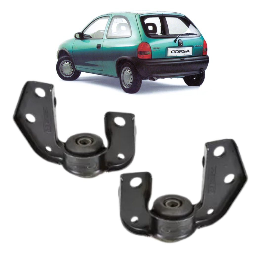Kit Par Suporte Barra Tensora  Morceguinho Corsa 1994 1995 1996 1996 1997 1998