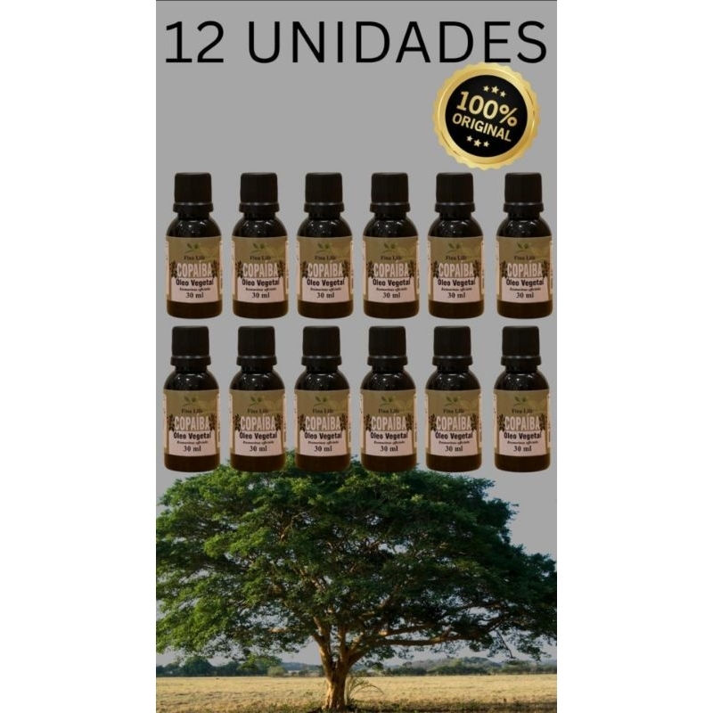 Óleo de copaiba da Amazônia 30ml fina life 100% puro