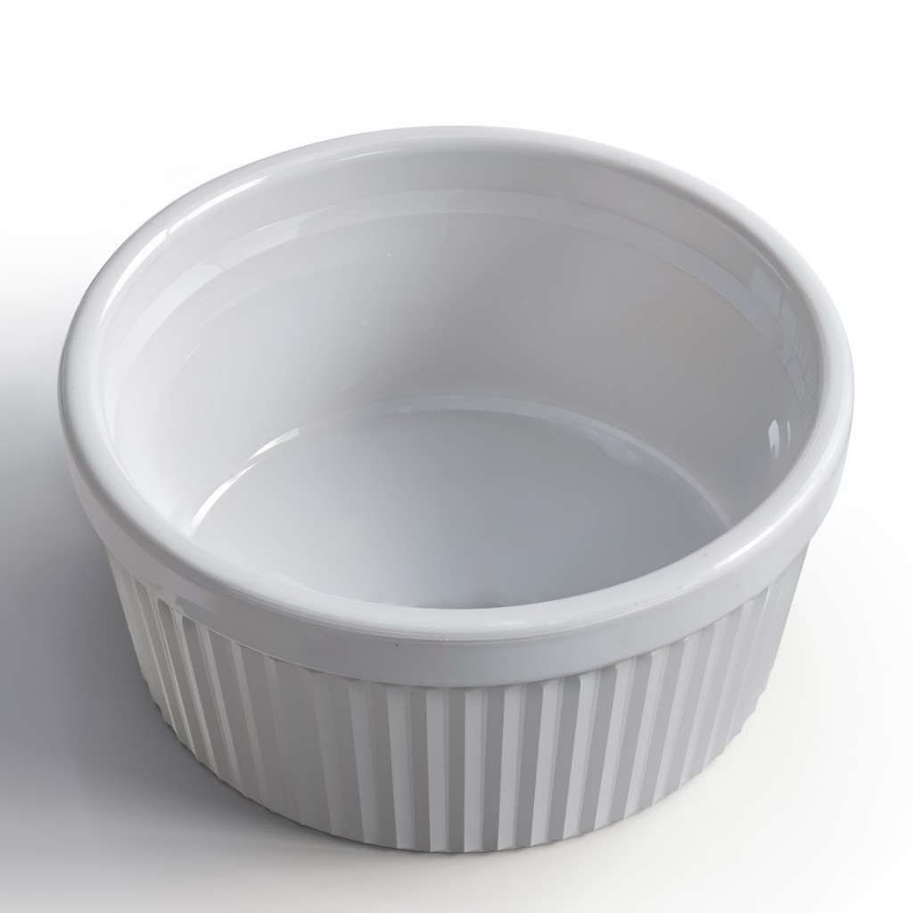 Kit 4, 6 e 12 Ramekins 270ml de Porcelana Resistentes Versáteis Elegantes Servir Preparar Receitas