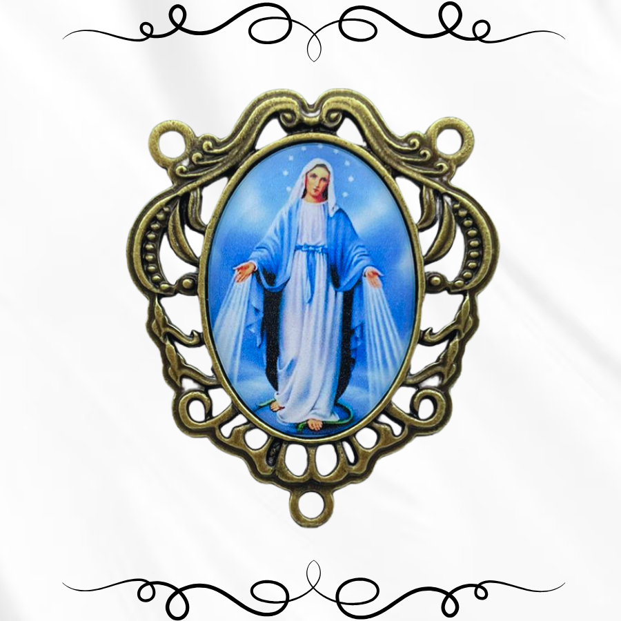 Entremeio Nossa Senhora Das Graças 10 Unidades Para Terço