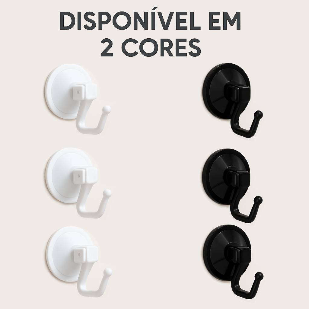 3 Ganchos de Pressão Cabide Com Ventosa Porta Toalha, Pano de Prato Cores em Oferta na Shopee