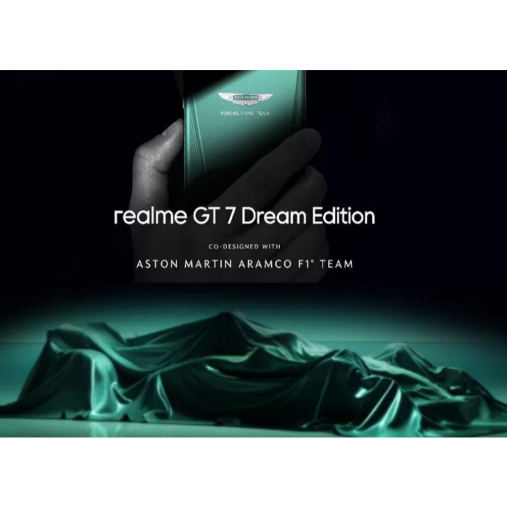 REALME GT 7 DREAM EDITION ASTON MARTIN - 16/512 GB - GLOBAL - LANÇAMENTO