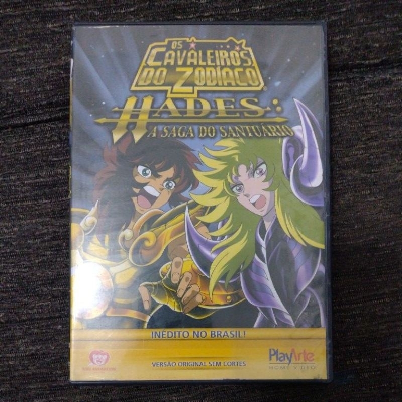 DVD Original Os Cavaleiros do Zodíaco Hades a saga do Santuário Volume 02