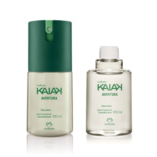 Kit Desodorante Corporal Kaiak Aventura Masculino com Refil 2 un de 100 ml em Oferta na Shopee