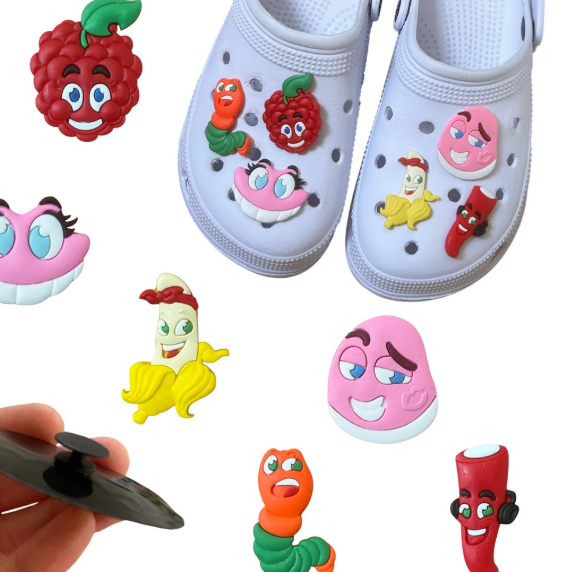 pins Botons Fini Enfeitar Sapato 6 Peças Variadas Calçado bonito Lindo em Oferta na Shopee