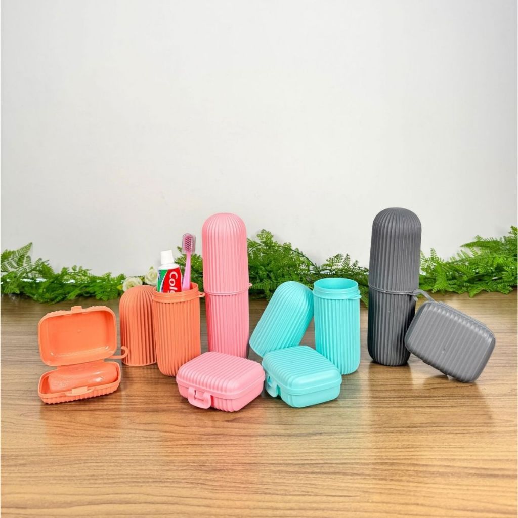 Saboneteira e Porta Escova de Dente - Suporte para Pasta de Dente Organizador de Banheiro Pia Lavabo Acessório Concept em Oferta na Shopee