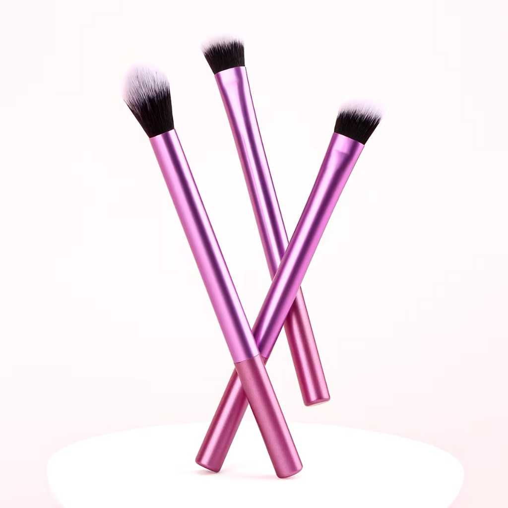 PINCEL MAQUIAGEM- KIT TRÊS PINCEIS MAQUIAGEM - KIT PINCEL DE DELINEADO