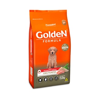 Ração Golden Fórmula Sabor Frango E Arroz Para Cão Filhote 15kg em Oferta na Shopee