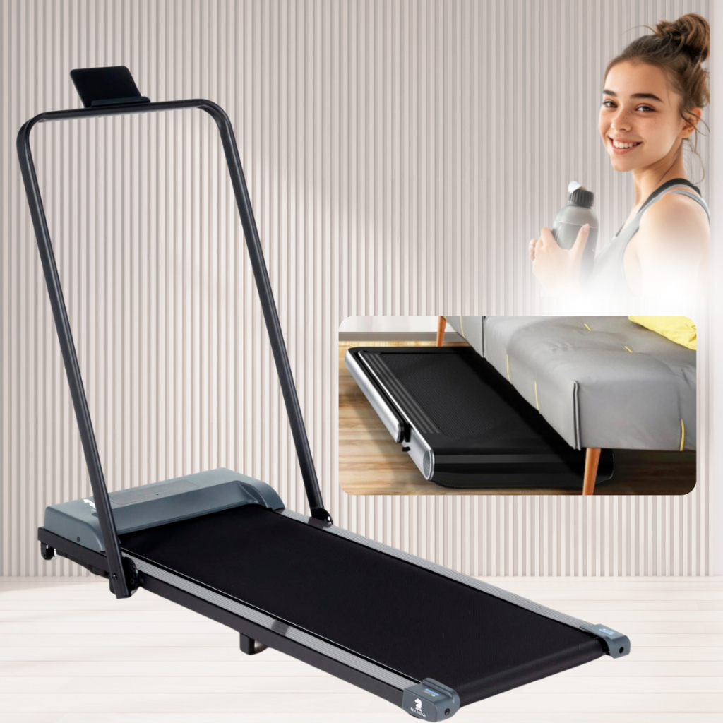 Esteira Elétrica Ergometrica Dobravel 3 Posições 120kg Esteira De Academia Eletrica Mini E...