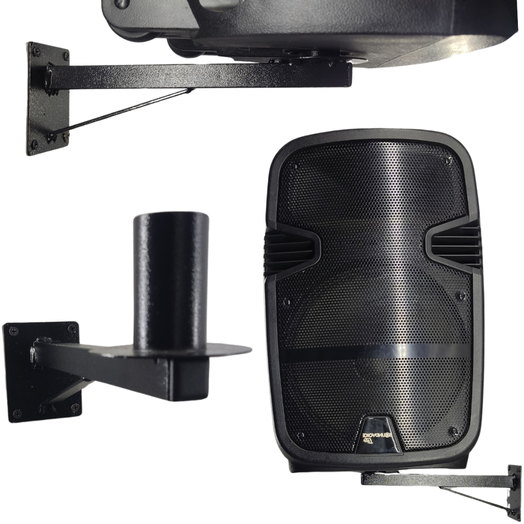 Suporte Fixo De Parede 20cm P/ Caixa Line, Torre, 06, 08 E 10 em Oferta na Shopee