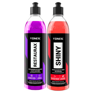 Restaurax Restaurador De Plásticos + Shiny 500ml Vonixx em Oferta na Shopee