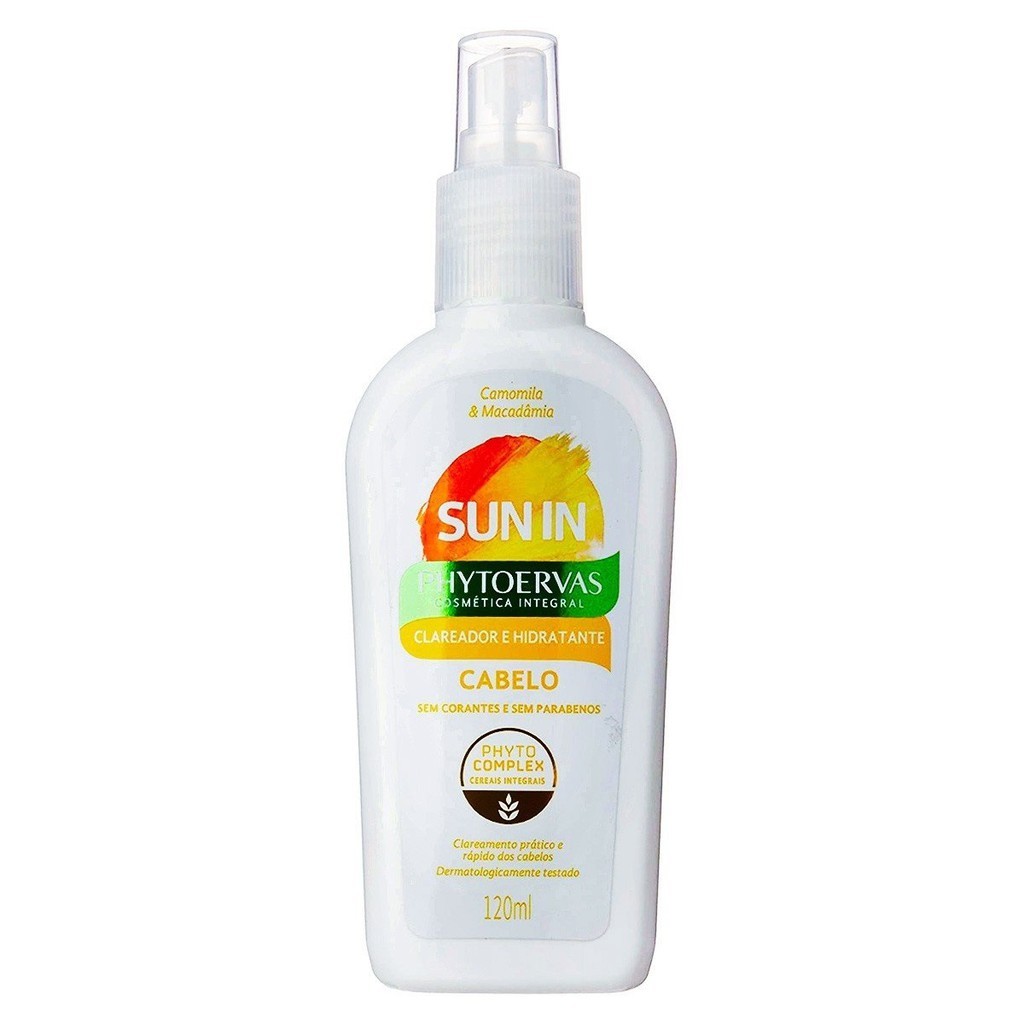 Clareador Sun In Spray Para Cabelos - Original Phytoervas 120ml em Oferta na Shopee