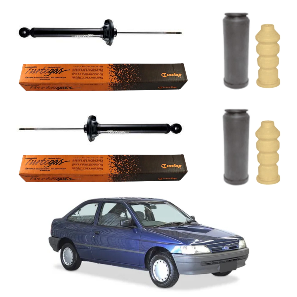 PAR AMORTECEDOR TRASEIRO ESCORT EUROPEU 1993 A 1996 COFAP + KIT