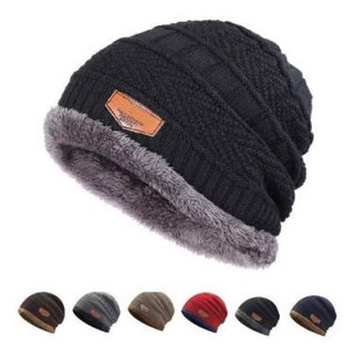 Touca Gorro de Lã Forrada Masculino Adulto Premium