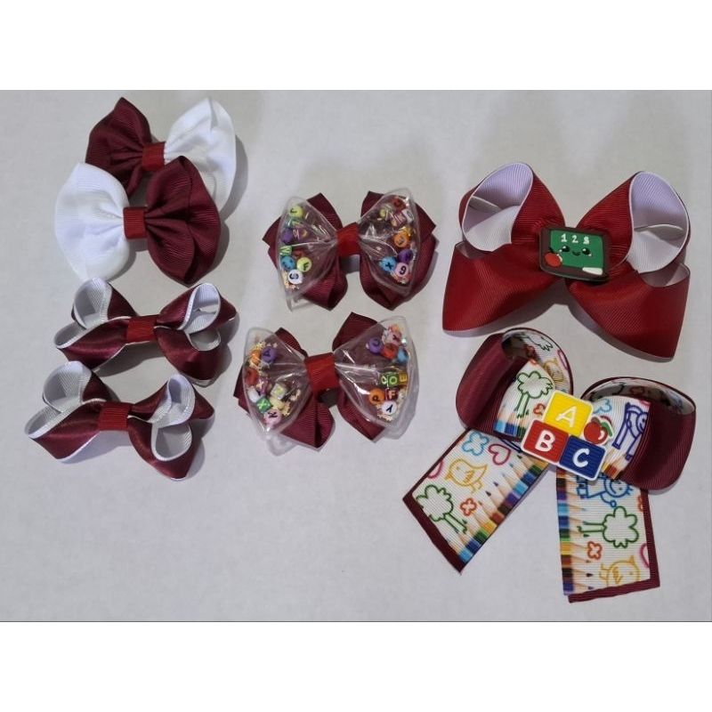 kit laço escolar semaninha/laço escolar/laço para escola