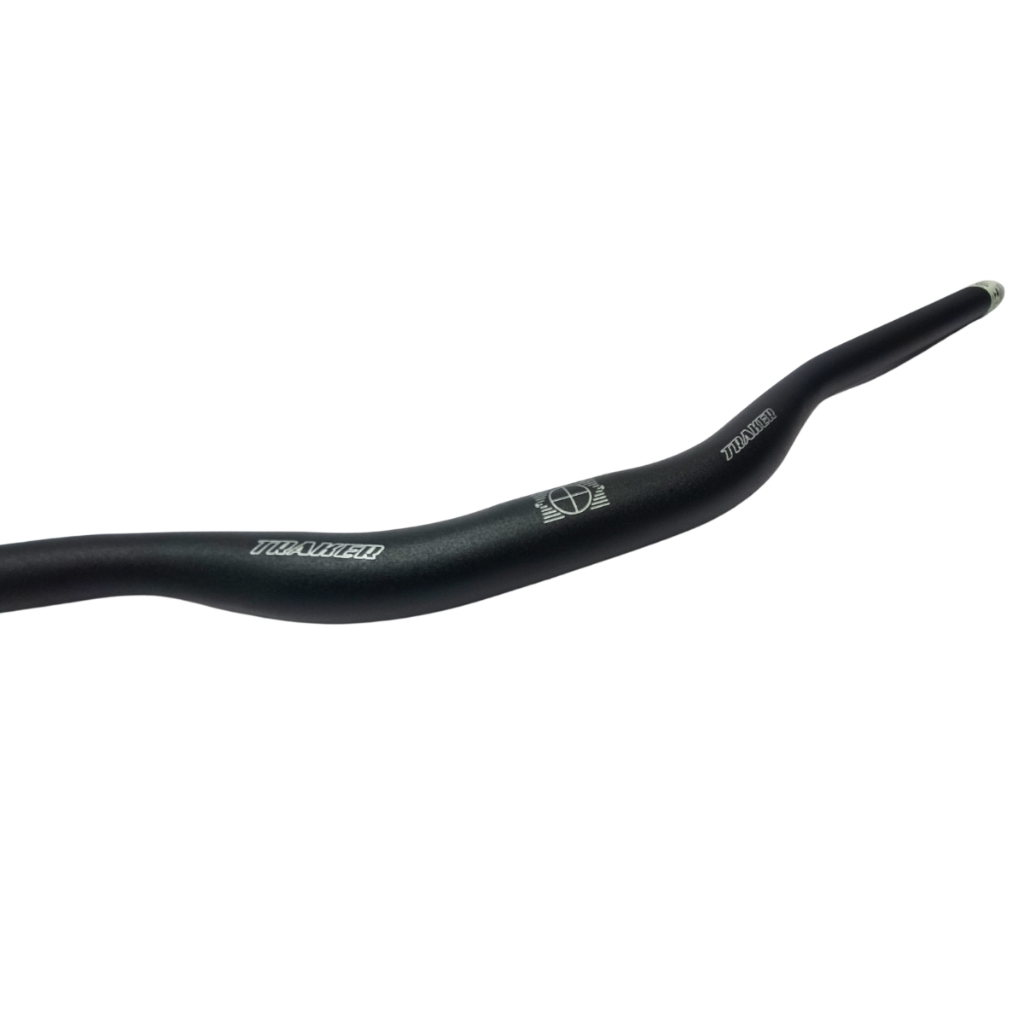 Guidão Voador GTU Traker Lançamento Para Bike MTB 700mm Aço Reforçado Preto 31.8mm Trilhas Manobras