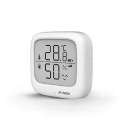 Sensor de Temperatura e Umidade Wifi Velds c/ Display Digital e Monitoramento via App, Tuya