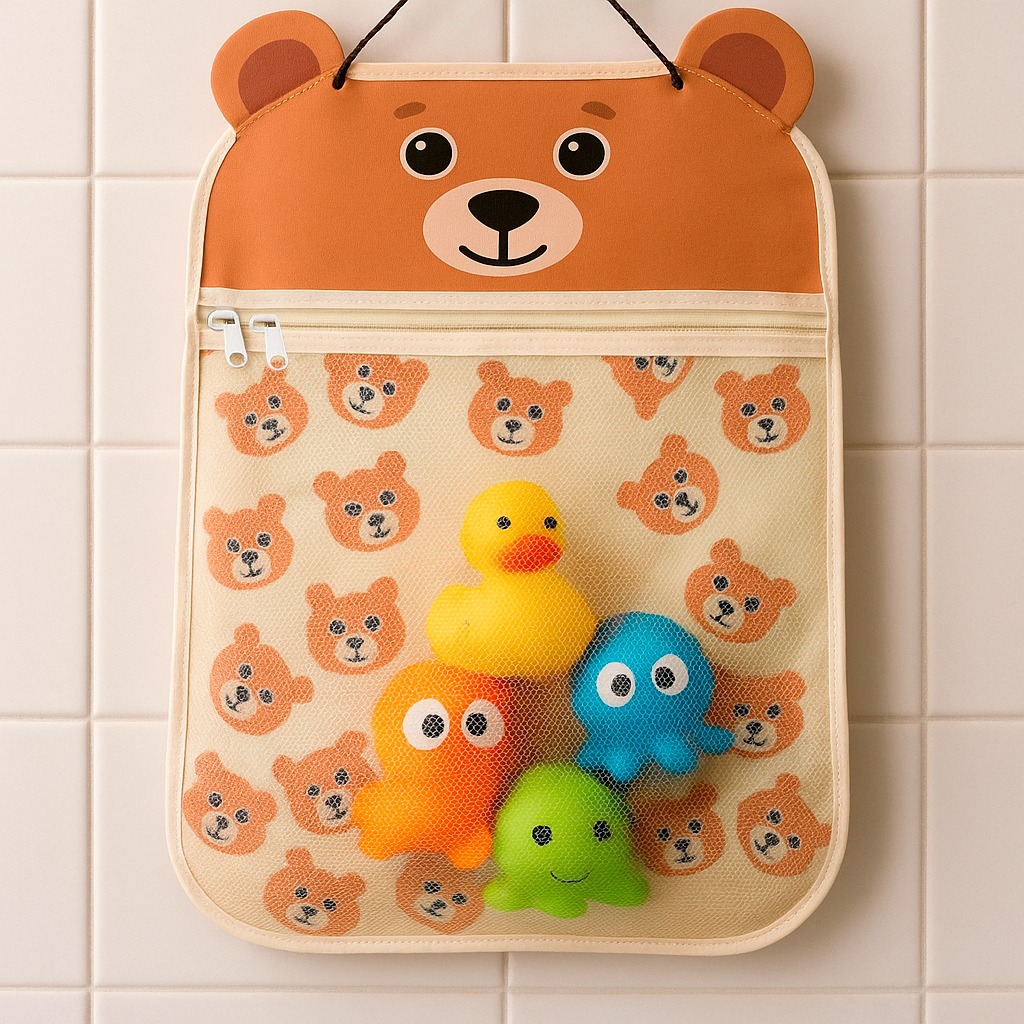 Organizador de Brinquedos para Banho de Bebê Organizador Infantil de Banheiro