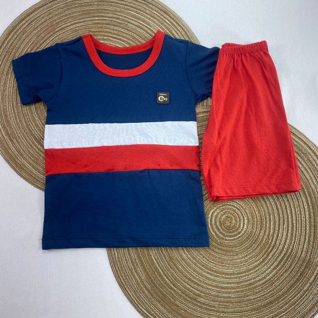 Conjunto Infantil Masculino Camiseta + Bermuda | Roupa Menino