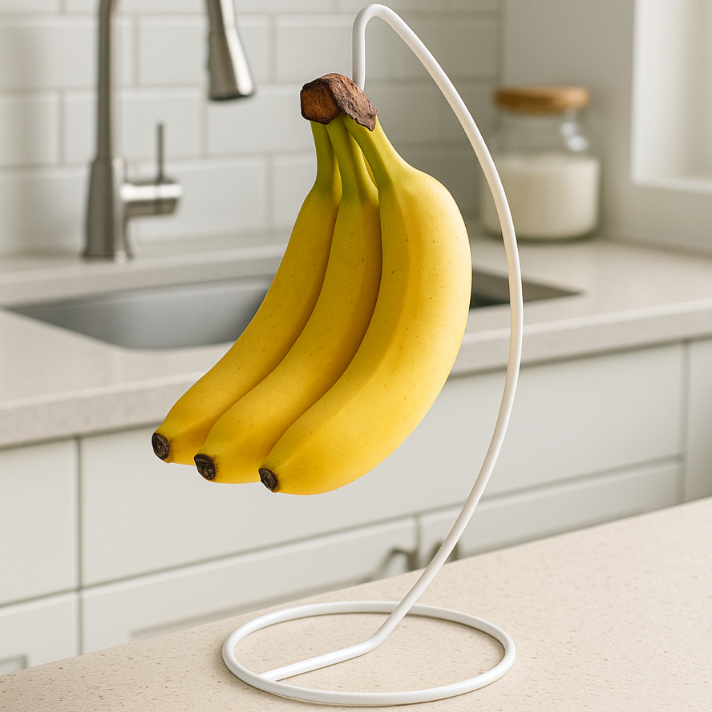 Suporte Mesa Fruteira Gancho para Pendurar Bananas Multiuso