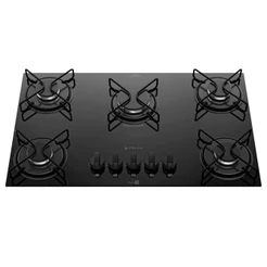 Fogão Cooktop 5 Bocas Mesa Vidro Atlas Agile Up Preto Bivolt