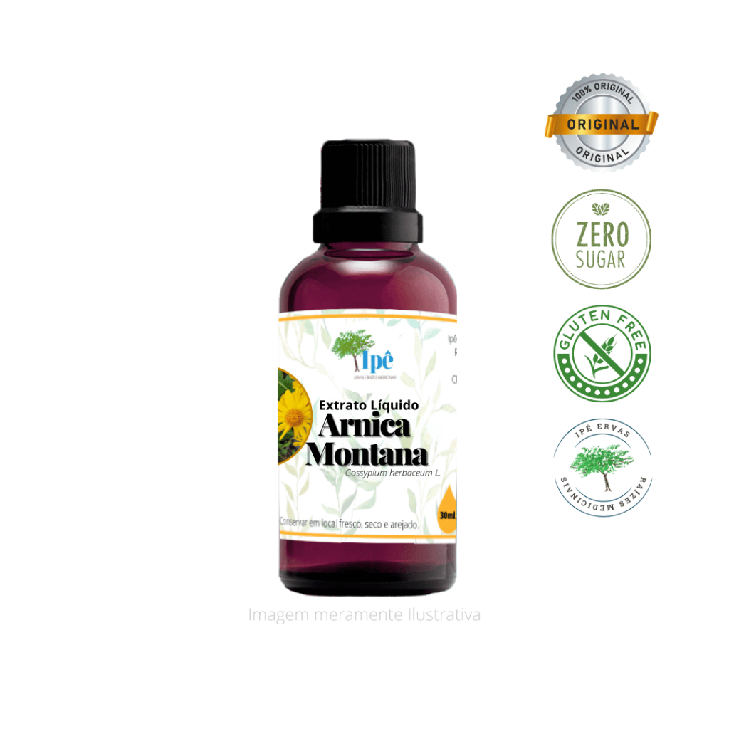 Extrato Liquido de Arnica-Montana, 30ml - Ipê Ervas em Oferta na Shopee