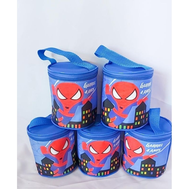 bolsa cilindro personalizada festa infantil