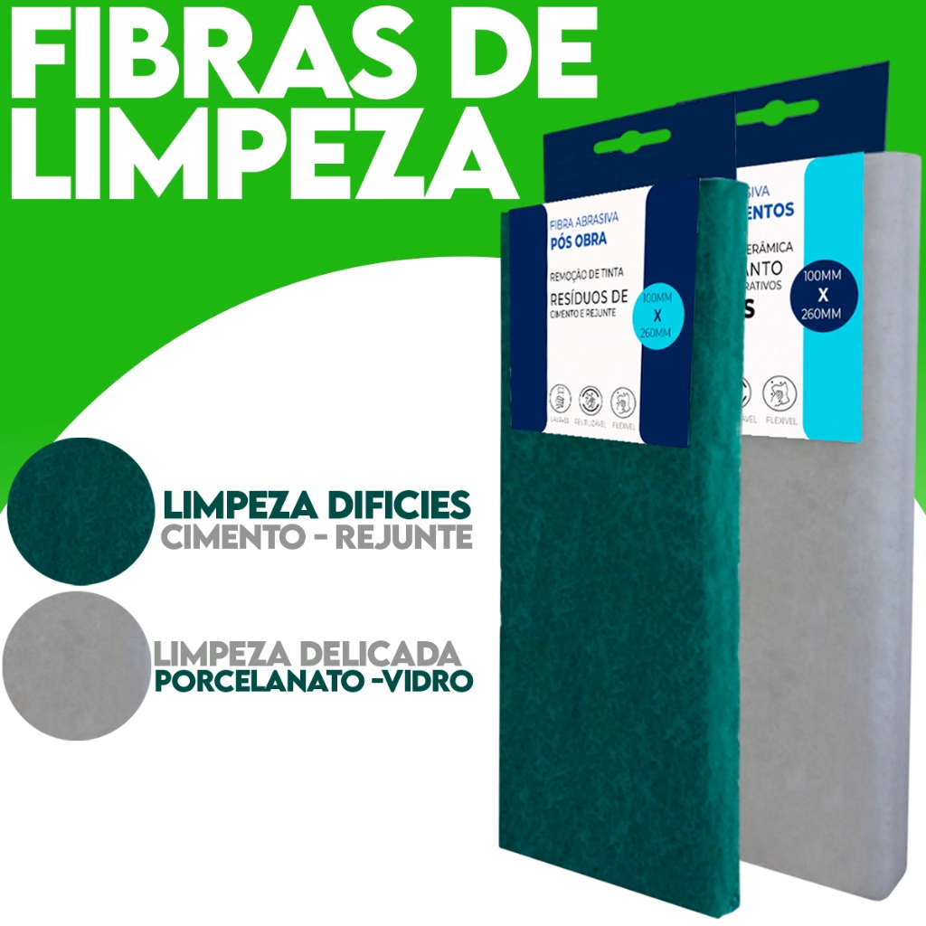 Fibra De Limpeza Fibra Verde Buchas Fibra Branca Esponjas Uso Geral Fibra Profi