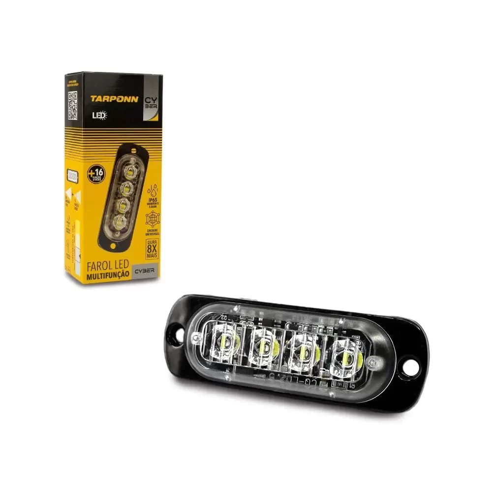 Farol Led Multifunção Cyber Tarponn TP-6018