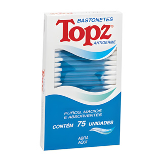 Bastonetes Topz Com 75 Unidades em Oferta na Shopee