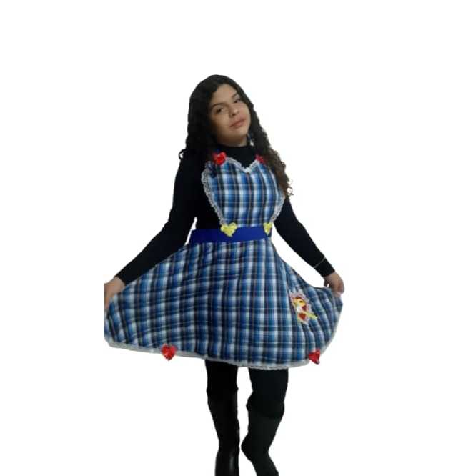 Avental Xadrez Azul: Onde Comprar | BuscaProdutos