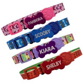 Coleira para Cães personalizado com Plaquinha de identificação Nome e telefone em Oferta na Shopee