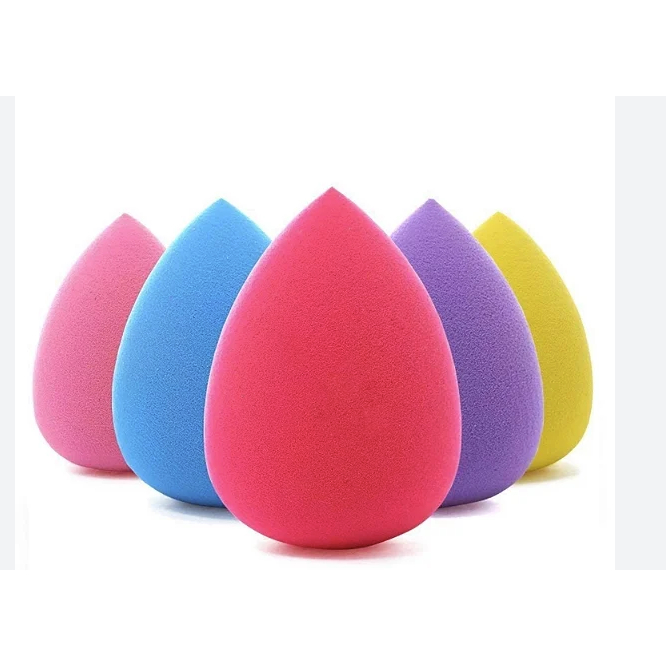 kit 12 Esponja De Maquiagem Base Corretivo Contorno Kit Com 3 Cor Diversos Tamanho da esponja
